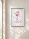 Blush Rose Watercolor Artwork
