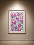 Pastel Rose Pattern Abstract Artwork